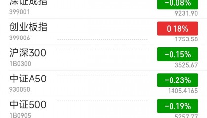 沪指低开0.2% 贵金属板块回调