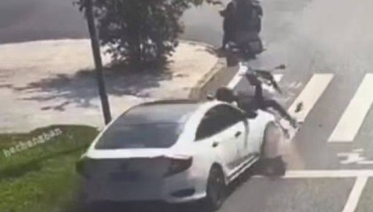 重庆摩托司机等红绿灯被撞身亡，肇事者被刑拘！系因疲劳驾驶