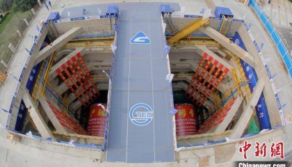 上海浦东即将纳入全国铁路网 沪苏通铁路长江隧道越江段双线贯通