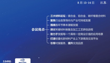ZRT洲睿交易网8月13日常州——中国碳纤维复合材料技术与应用发展论坛