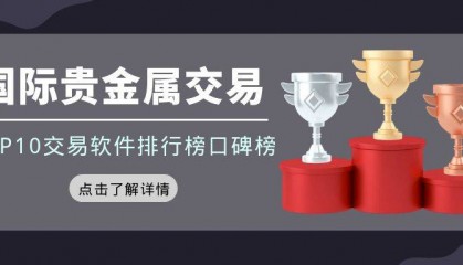 十大国际贵金属交易软件排行榜（口碑榜）