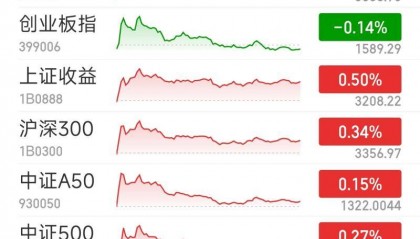 沪指收涨0.49% 贵金属板块领涨