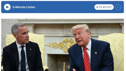 加总理称加拿大永远不会出售 特朗普：“永远别说永远”