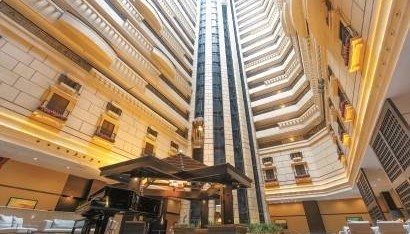 浦东首家五星级酒店外立面、外环境及灯光焕新