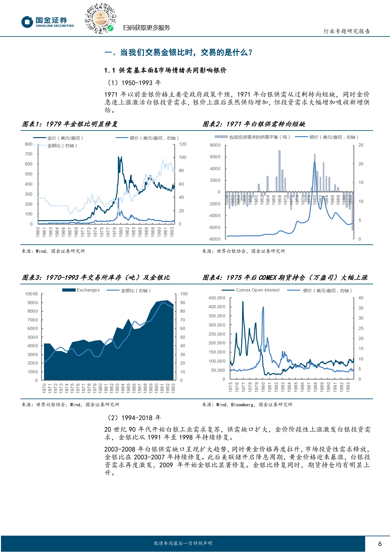 贵金属行业掘“金”系列（六）：当我们交易金银比时，交易的是什么？