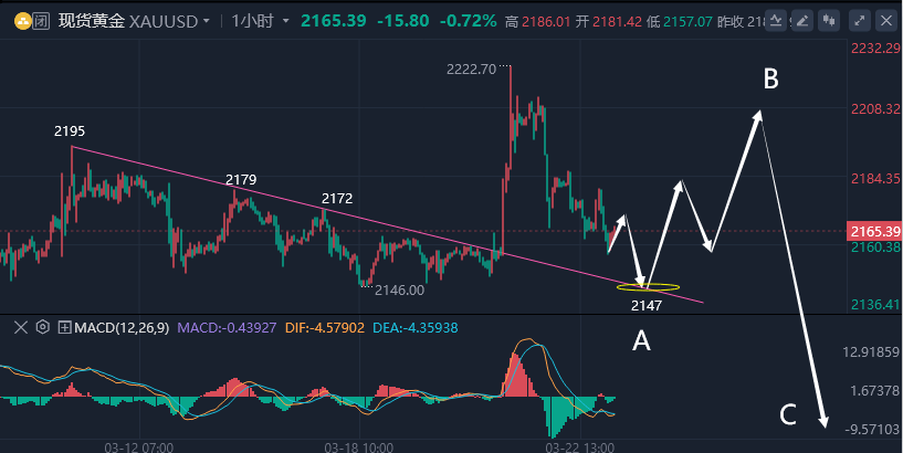 江沐洋：3.25现货黄金白银、原油及期货沪金走势分析操作预测